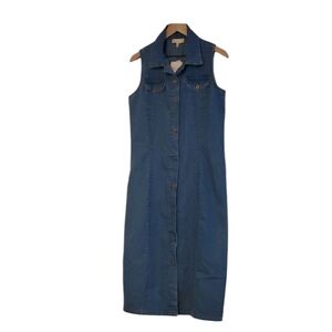 NWT Indulge in Style Denim Dress, Size Medium